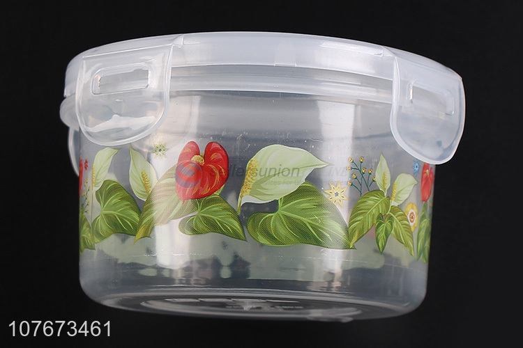 Wholesale 5 Pieces Round Food Storage Container Preservation Box Set