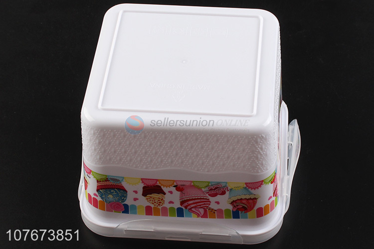 Cheap Price 3 Pieces Square Preservation Box Plastic Food Storage Box Set