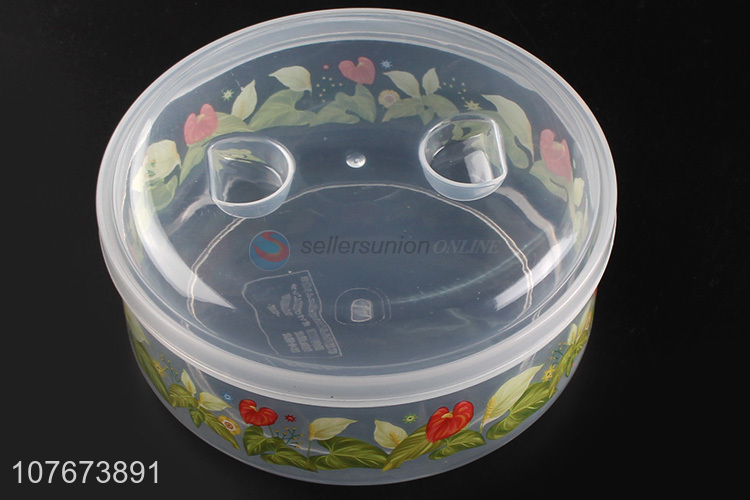Best Selling 4 Pieces Round Preservation Box Plastic Food Container Set