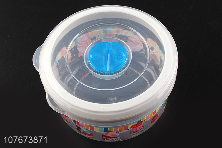Wholesale Good Quality 4 Pieces Round Preservation Box Food Sealed Container
