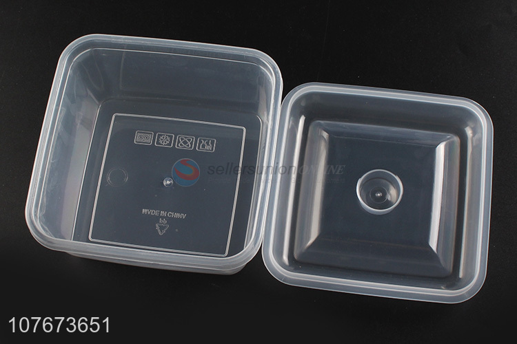 Low Price 3 Pieces Plastic Transparent Preservation Box For Kitchen