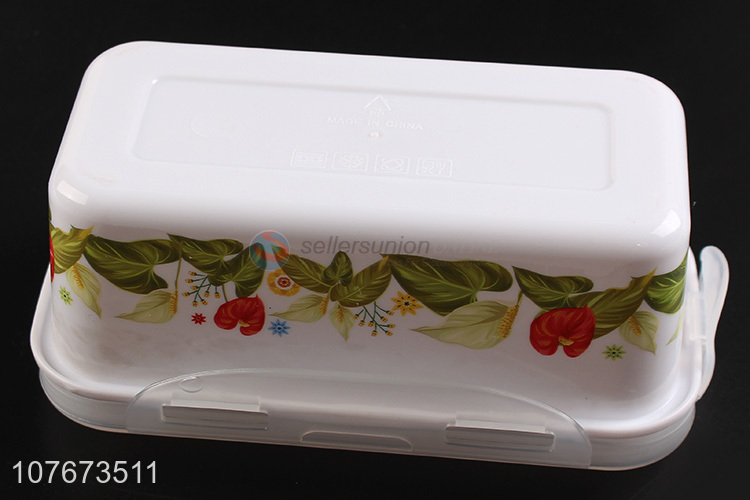 Custom 5 Pieces Plastic Preservation Box Kitchen Food Storage Box Set