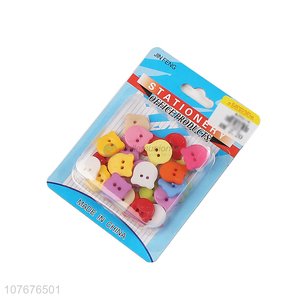 Wholesale cute cartoon shaped plastic buttons garment accessories