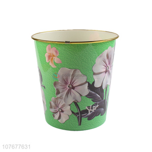 Wholesale uncovered plastic trash can household living room round trash paper <em>basket</em>