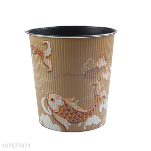 Hot selling creative carp home furnishings paper <em>basket</em> trash can