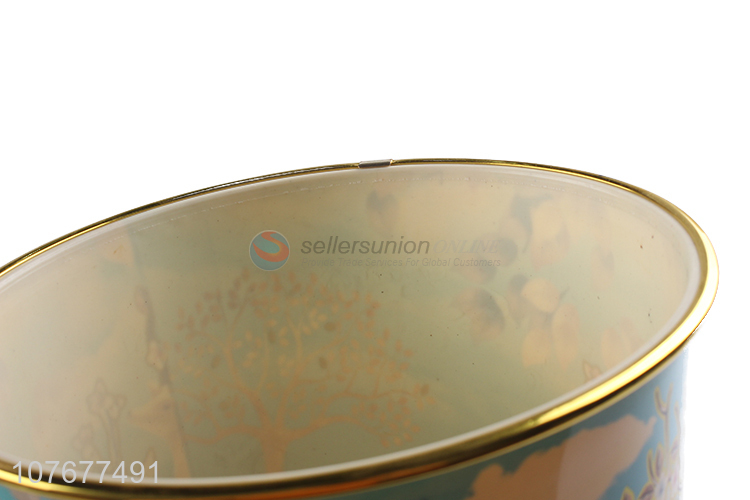 Wholesale trash can household plastic portable storage bin without cover