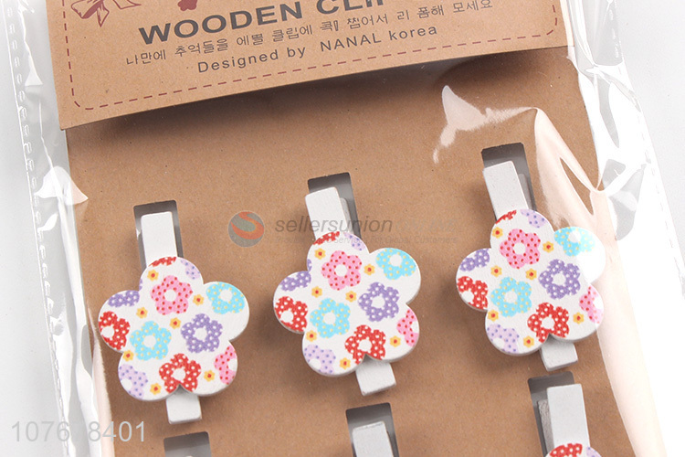 Popular home shop decoration photo wall small flower clip