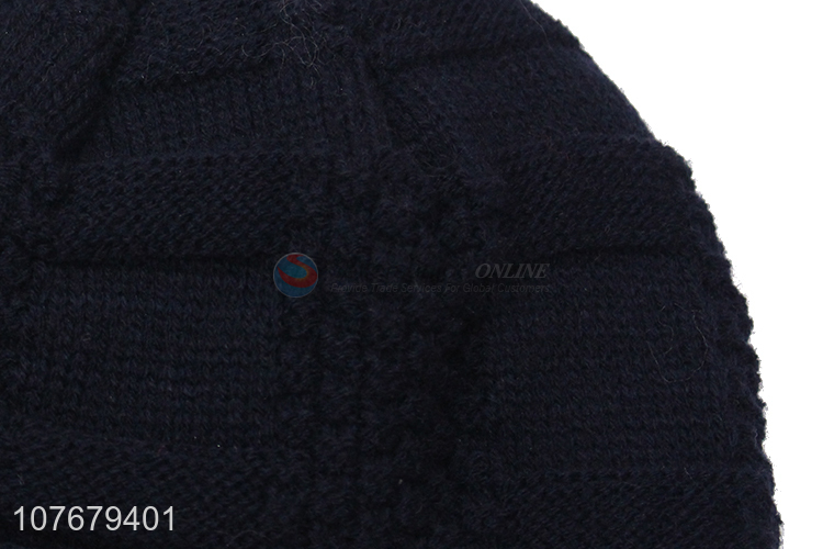 Factory Direct Supply Knitted Hat Soft Winter Hat