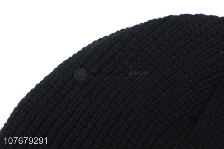 Wholesale Custom Logo Winter Hat Knitted Hat Beanie Hat