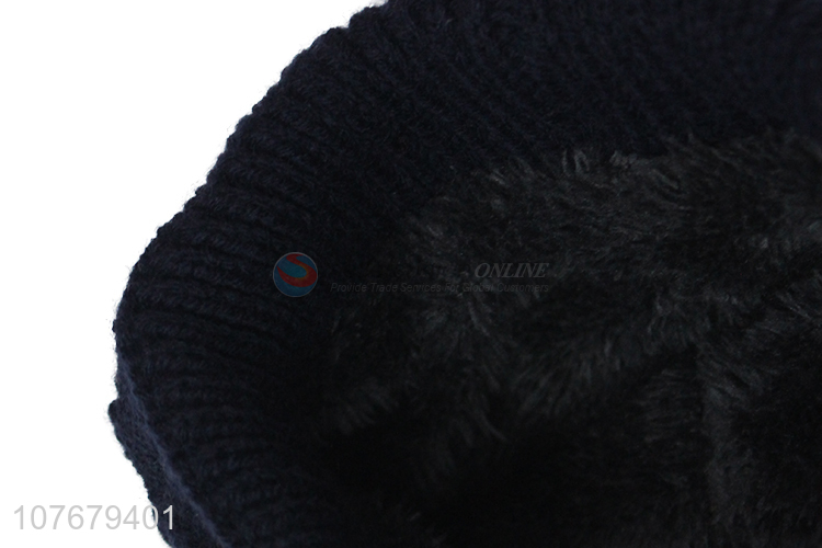 Factory Direct Supply Knitted Hat Soft Winter Hat