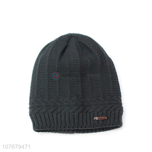 Good Quality Winter Hat Knitted Hat Acrylic Beanie Cap