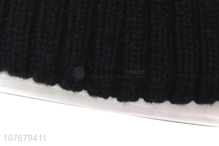 New Style Pompon Ball Knitted Beanie Hat Winter Warm Hat