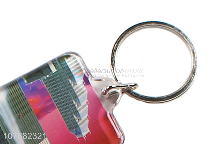 New arrival Orlando souvenir key chain acrylic keyring