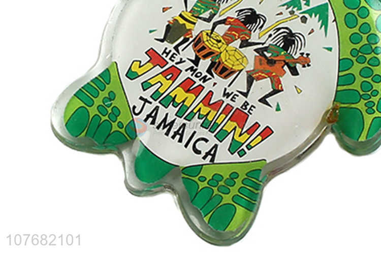 Popular products tortoise key chain acrylic keyring for souvenir