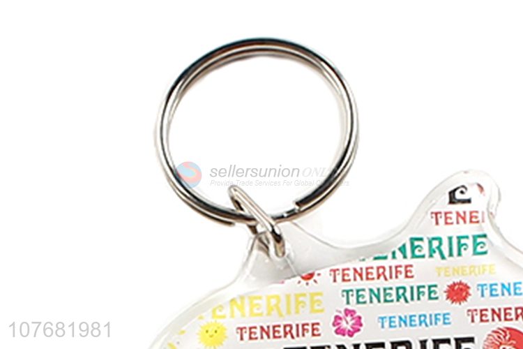 Top seller dolphin key chain acrylic keyring for souvenir