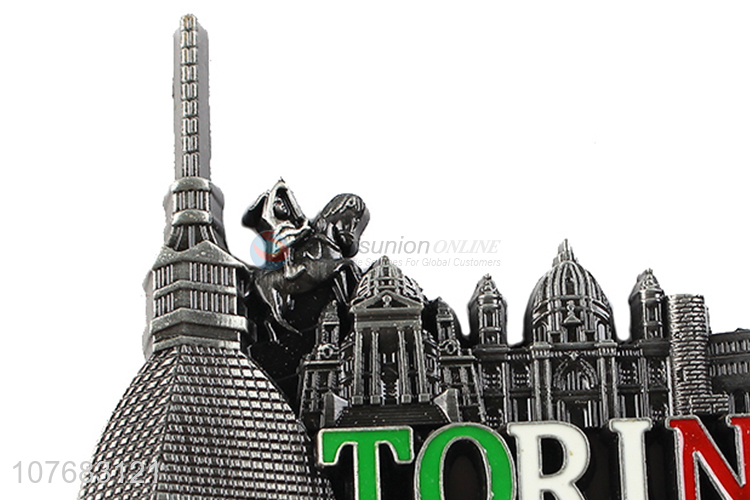 Latest arrival Torino souvenir metal fridge magnet fridge sticker