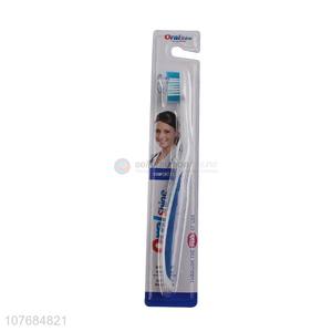 Wholesale high quality manual soft bristled adult toothbrush for gum protection