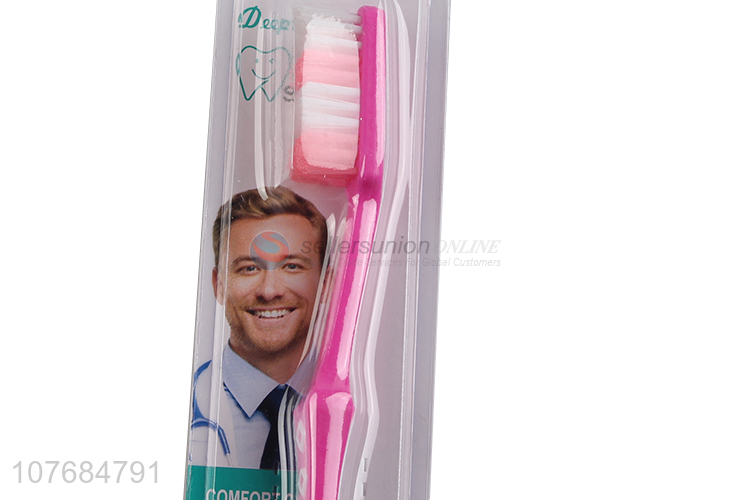 Factory wholesale soft bristled toothbrush to clean the oral cavity adult toothbrush