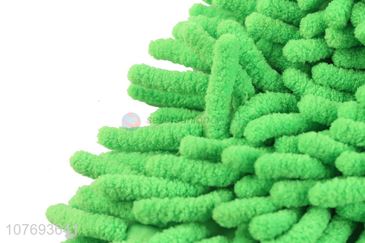 Hot sale chenille car cleaning gloves super soft car wash cleaning gloves