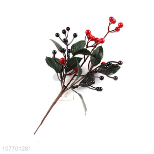Promotional festive decorative Christmas tree branch with red berries
