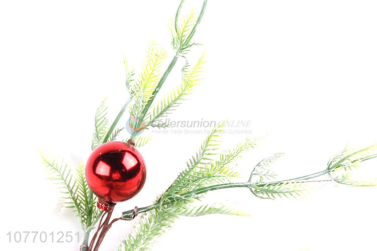 New arrival pinecone red berry Christmas picks Christmas decorations