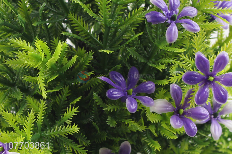 Wholesale flower ornaments green plant decoration plastic fake flower