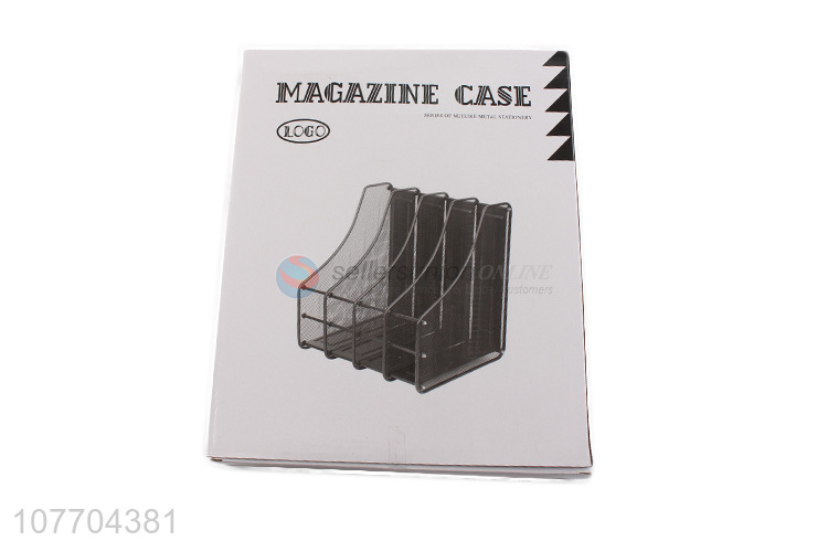 Excellent quality metal mesh magzine holder file holder for office