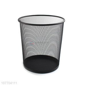 Good sale medium metal mesh dustbin iron waste-paper <em>basket</em>