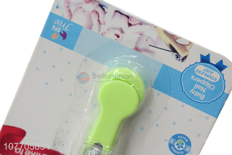 Wholesale baby nail care tool baby nail clipper with cover