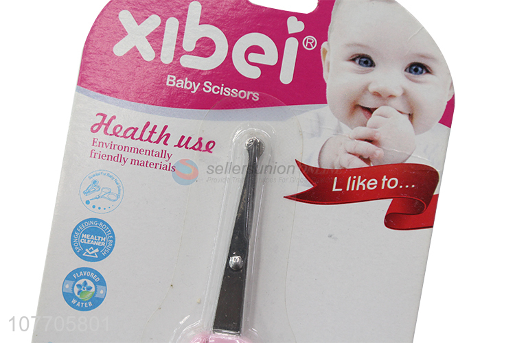 New products safety stainless steel baby scissors baby nail clippers