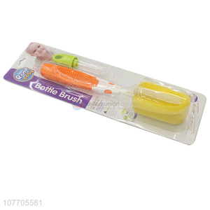 Hot selling kids drinking bottle brush baby bottle sponge brush