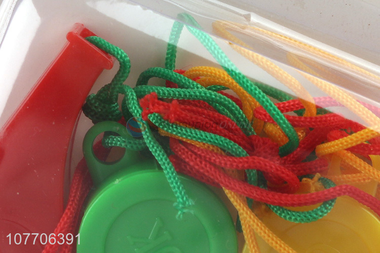 Hot selling sports class whistle team competition plastic whistle