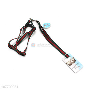 High quality multicolor dog harness vest leash Set 