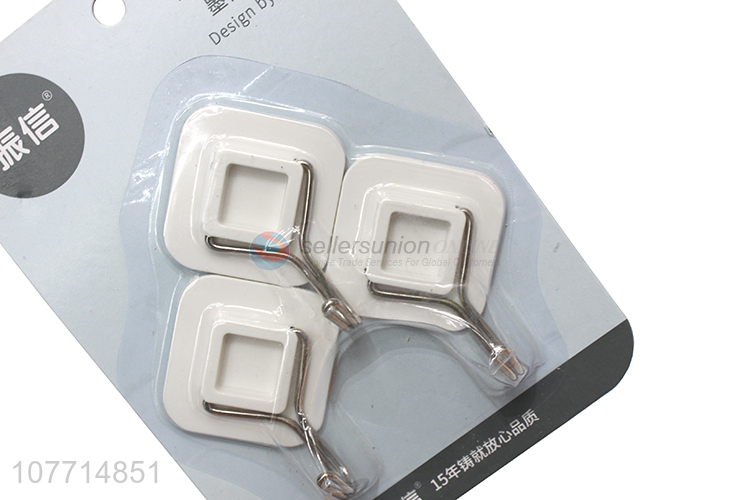 Latest 3 Pieces Household Strong Sticky Hook Multipurpose Wall Hook