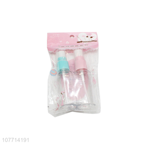 Good Quality 2 Pieces Plastic Spray Bottle Travel Empty Bottle Set