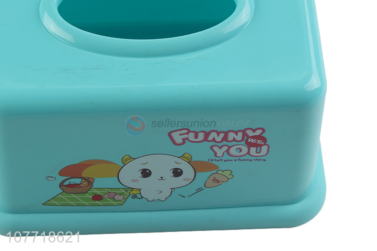 Factory supply plastic tissue box for daily use