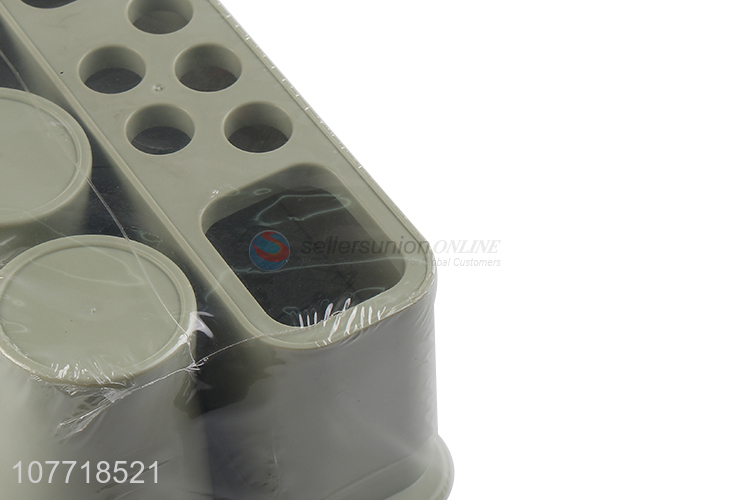 Top sale bathroom household storage box for toothbrush and tooth cup