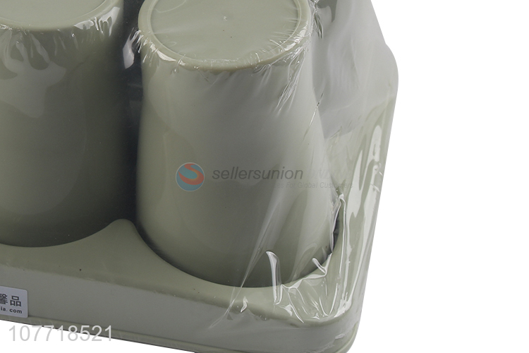 Top sale bathroom household storage box for toothbrush and tooth cup