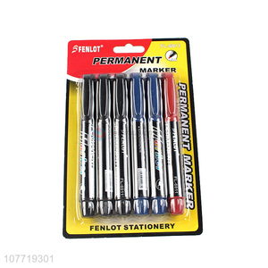 Hot Sale 6 Pieces Permanent Marker Marking Pen Set