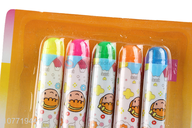 Good Sale 5 Pieces Highlighter Marker Fluorescent Marker Pen