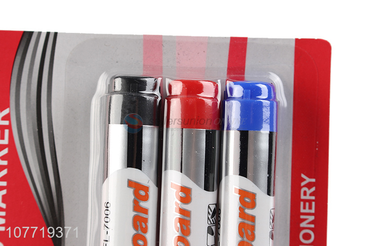 Best Selling 3 Pieces Whiteboard Marker Cheap Marker Pen Set