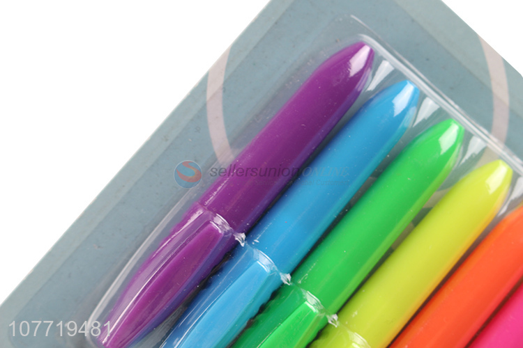 Fashion 6 Pieces Highlighter Marker Color Marking Pen Set