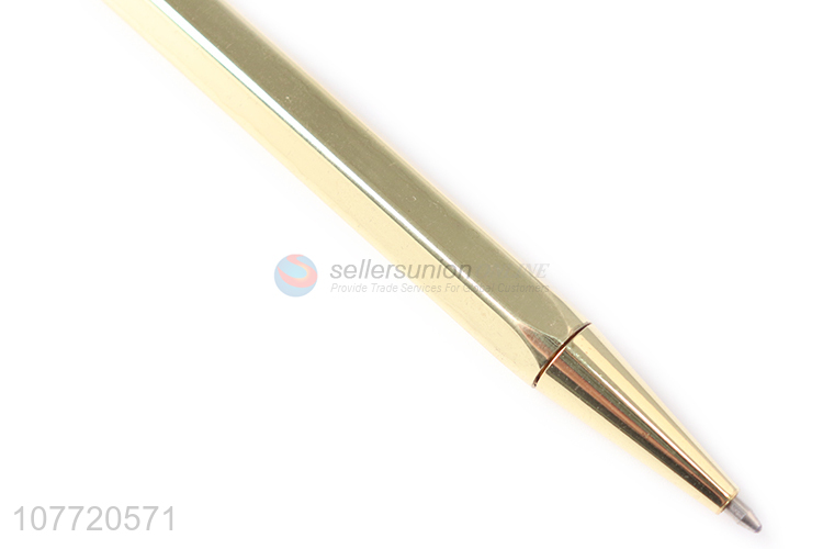 Excellent quality gold rotating heavy metal ball pens for office