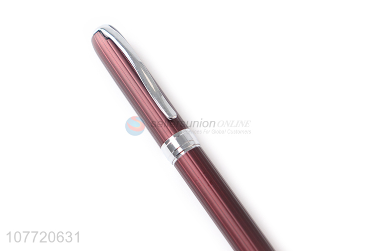 New products stationery luxury heavy metal ball pens for office