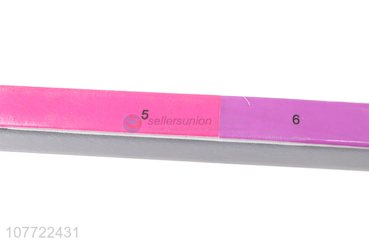 Professional colorful double sides nail file for nail care