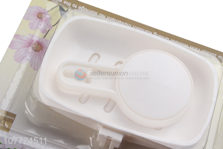 Factory direct sale eco-friendly rectangular plastic soap holder soap dish soap box