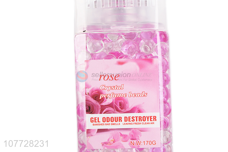 Factory direct sale crystal fragrance beads rose solid household air freshener