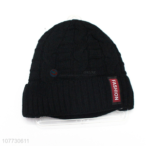 Top seller winter sport hat fleece lined beanie hat for men