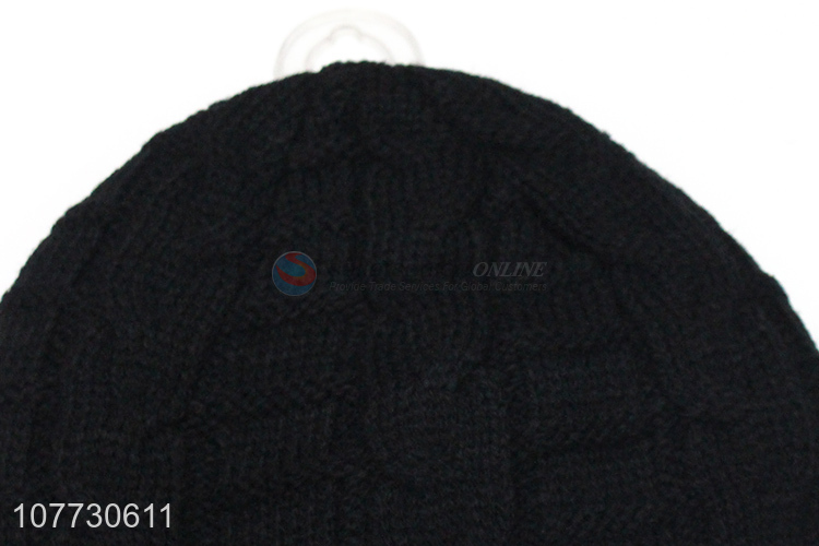 Top seller winter sport hat fleece lined beanie hat for men