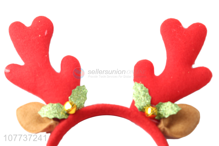 Cartoon Christmas Antlers Hair Hoop Party Dress Up Headdress Props